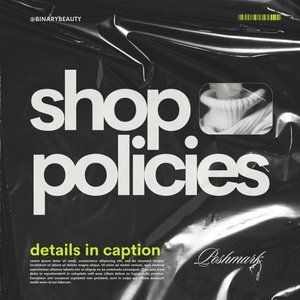 Shop Policies